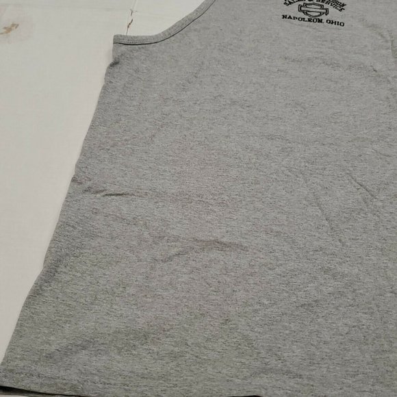Harley Davidson Napoleon Ohio Tank Top Shirt Large - Picture 2 of 9